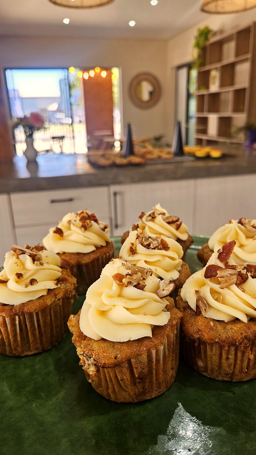 Cupcakes on the counter
